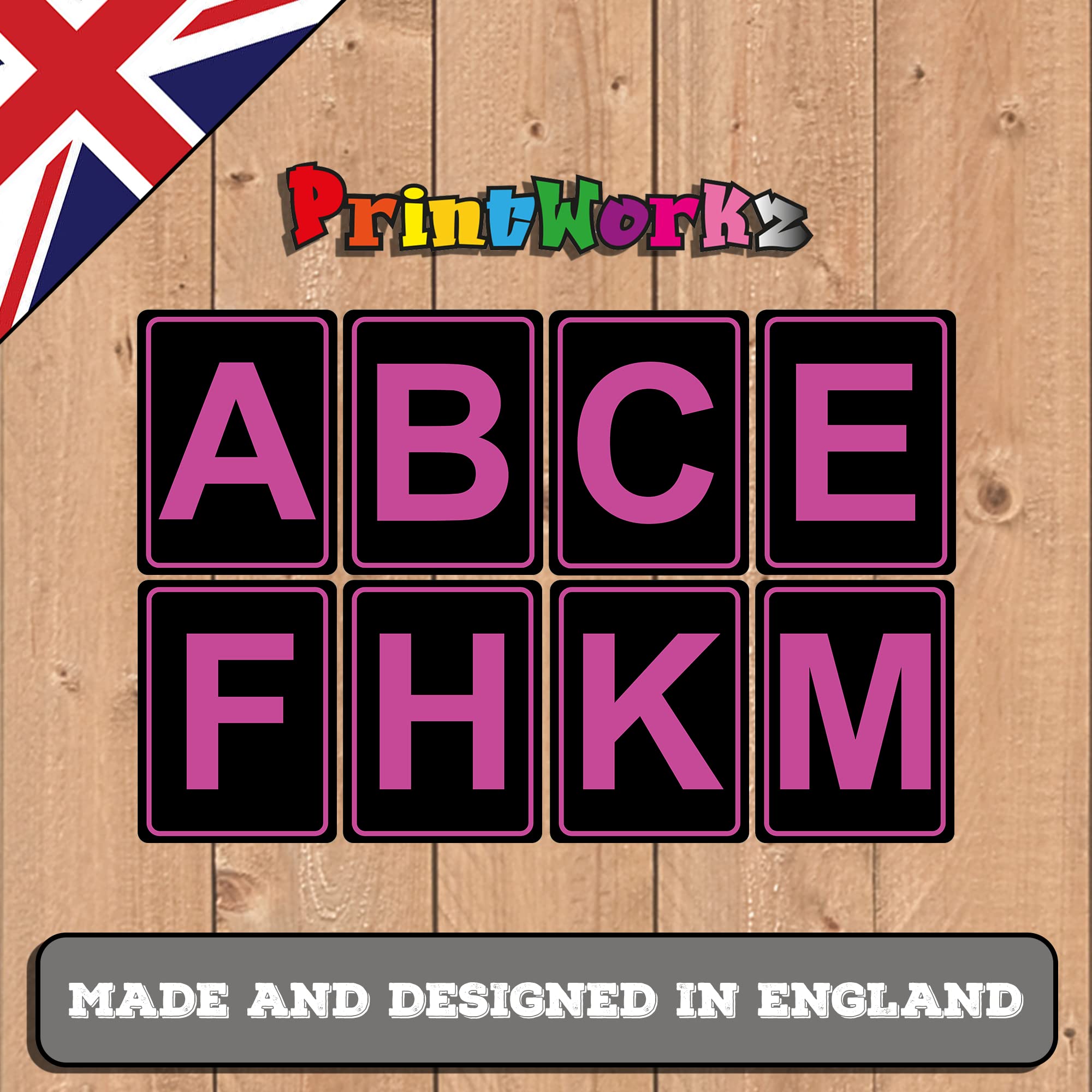 Horse Dressage Letter Markers x 8 Pink and Black Aluminium Rustproof 40x20m Arena Markers Horse