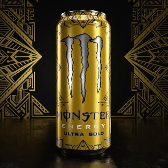 Monster Ultra Mix - 12 x Monster Ultra Gold + 12 x Monster Ultra Fiesta - Sugar-Free Energy Booster - Ultra Zero Sugar