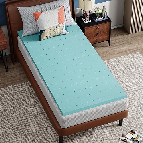 Miniatura 60 de FDW - Colchón de 6/8/10/12 pulgadas de espuma viscoelástica de gel para dormir fresco y alivio de la presión, firmeza media, certificación