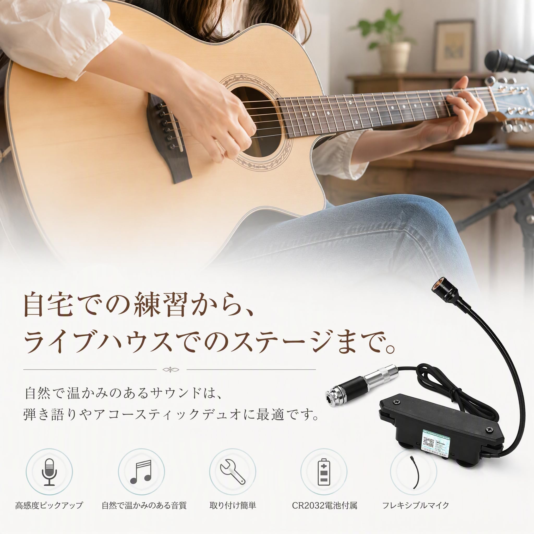 Amazon | Beffin SKYSONIC T-902アコースティックギターアクティブ
