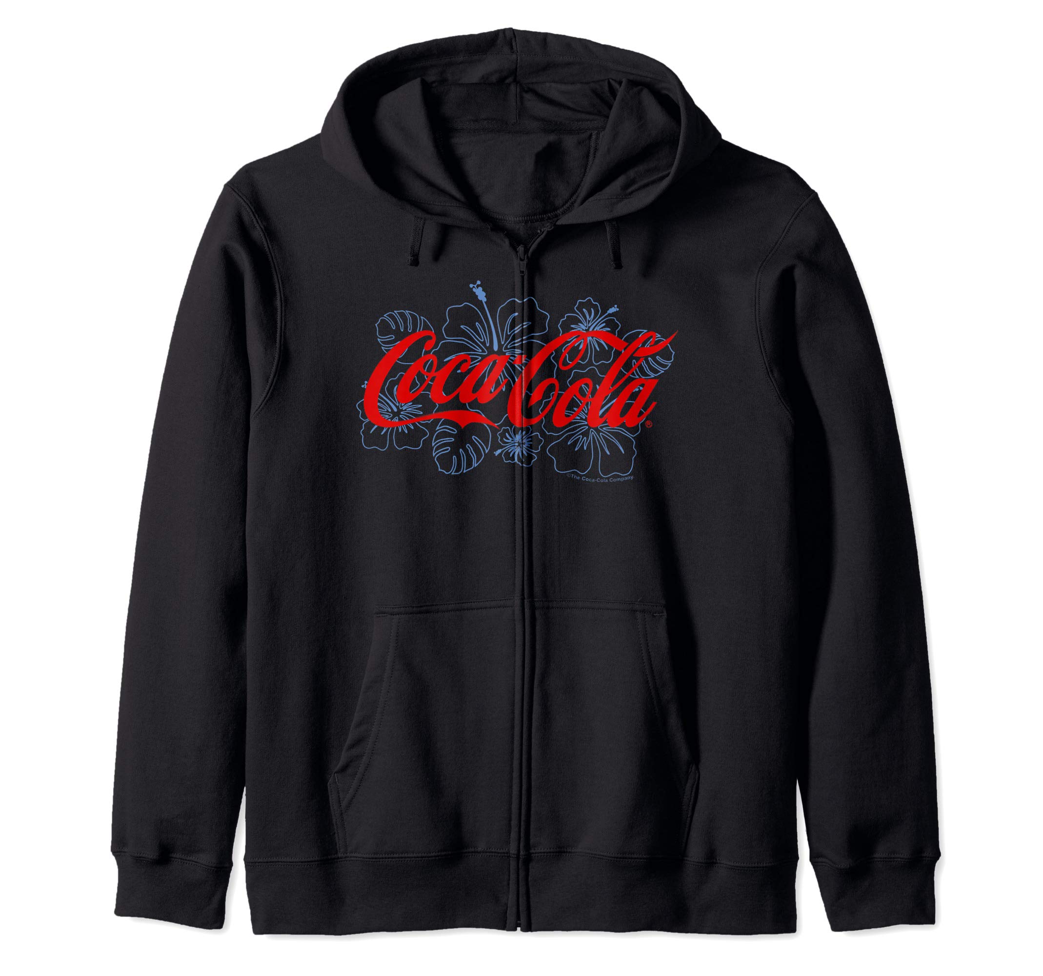 Coca Colahawaiian Floral Logo Zip Hoodie Desertcart INDIA
