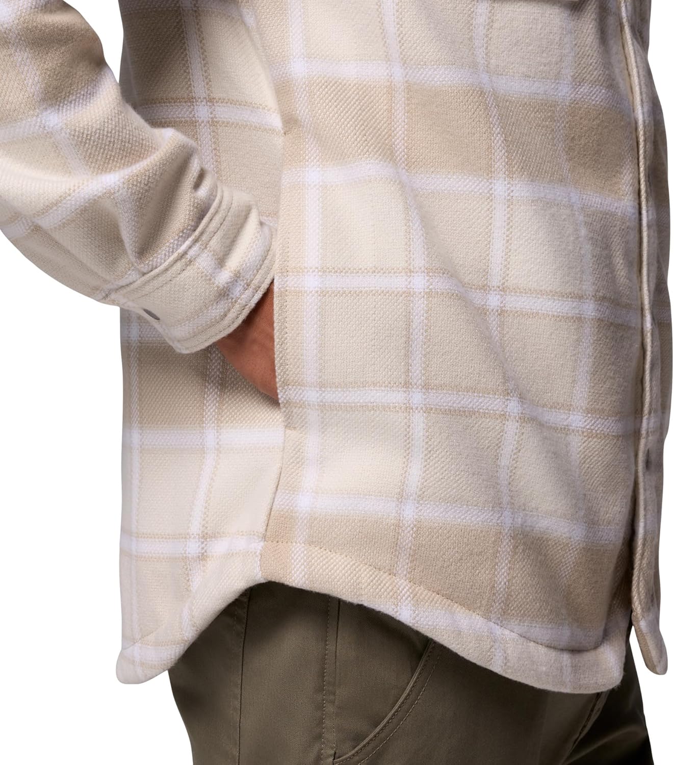 Columbia Mens Windward II Shirt Jacket, Ancient Fossil Trapper Windowpane, Large - Image 5