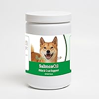 Vista 221 de Healthy Breeds Golden Retriever - Aceite de salmón masticable suave, 90