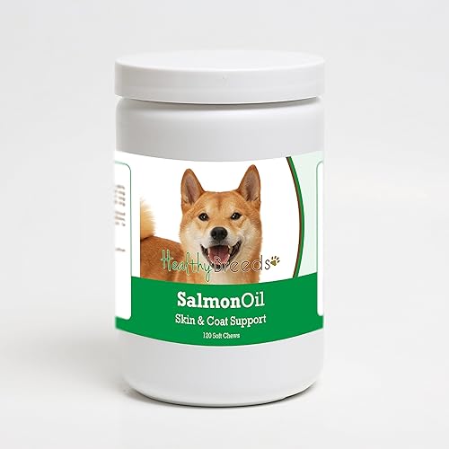 Miniatura 221 de Healthy Breeds Golden Retriever - Aceite de salmón masticable suave, 90