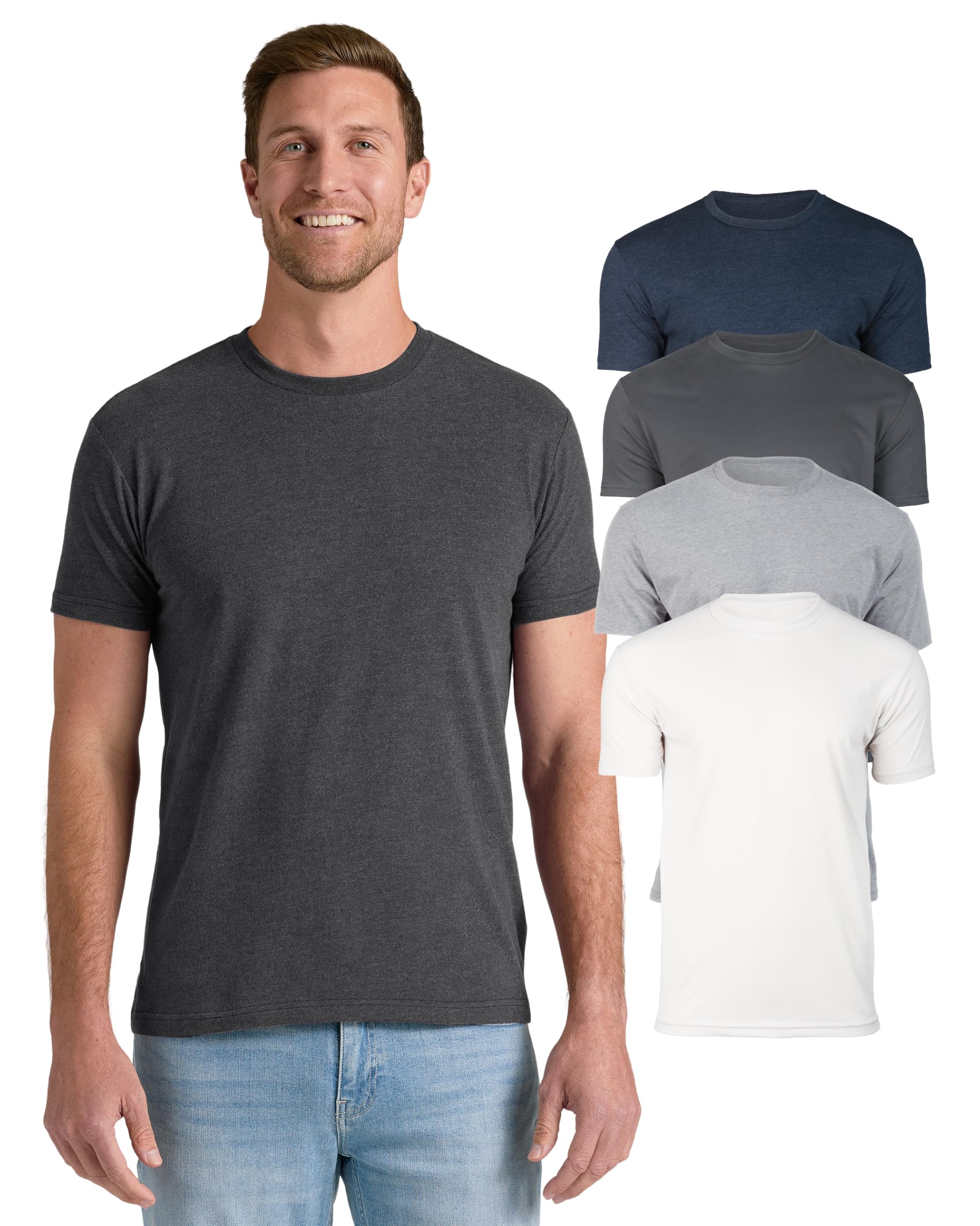True Classic Mens T-Shirts – Short Sleeve Crew Neck T Shirts for Man, Cotton Blend Novelty Tshirt for Men, T-Shirt Homme — view 15