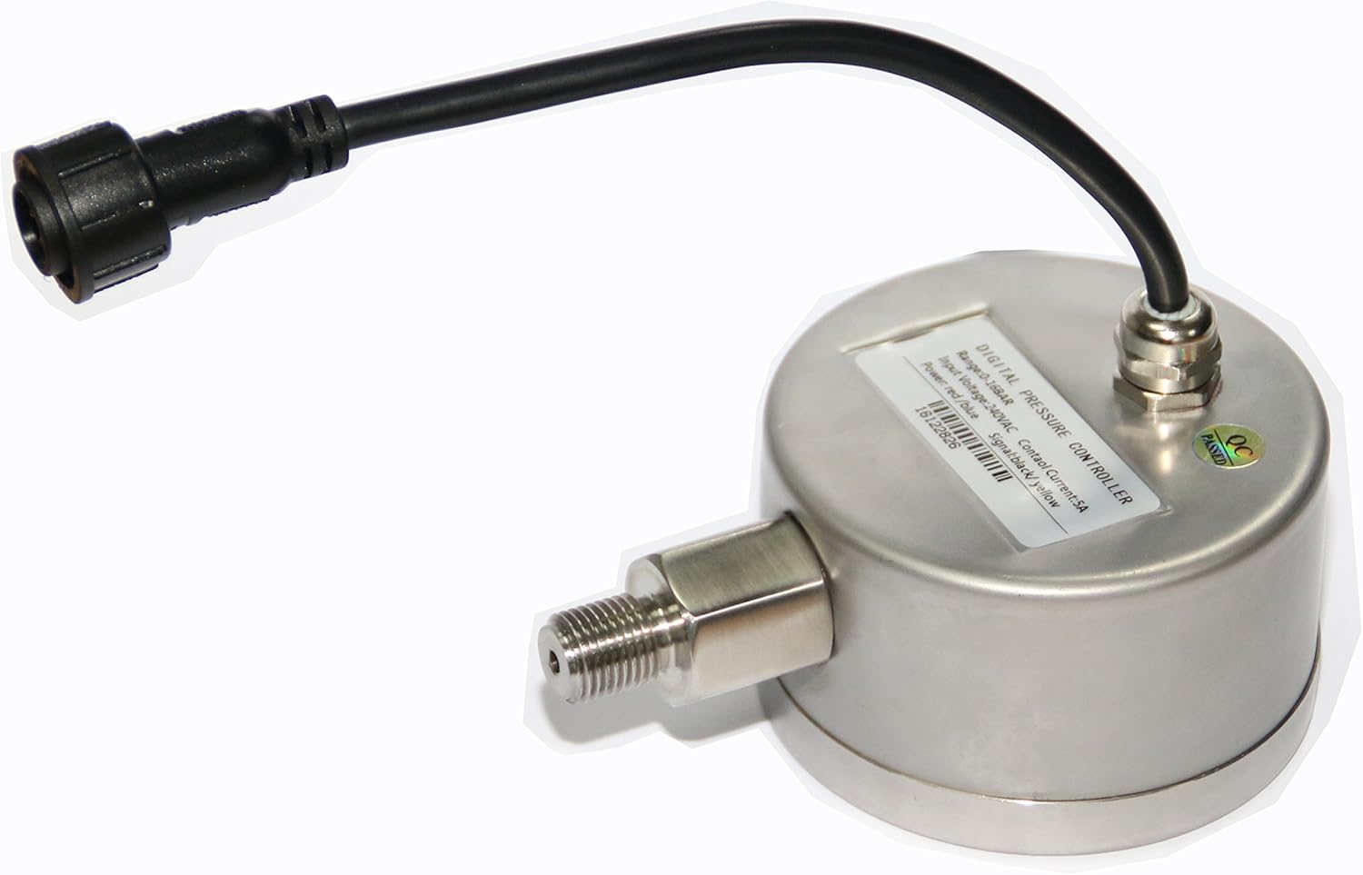 XZT 230PSI-NPT Digital Pressure Switch Controller,Pressure Gauge,Pressure Sensor for Water Pump Air Compressor 110VAC