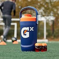 Vista 8 de Gatorade Gx Performance - Jarra de 64 onzas, a prueba de fugas, agarre antideslizante, ideal para atletas, azul marino