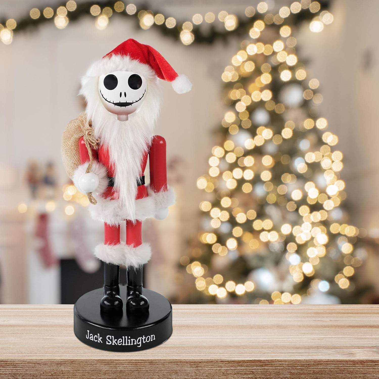 WondaPop Disney Nightmare Before Christmas: Jack Skellington 11" Christmas Nutcracker, Holiday Decor