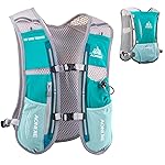Azarxis Hydration Running Vest Backpack Pack 5L for Women and Men Jogging Trail Race Marathon Cycling Hiking (Mint Blue Backpack Only)