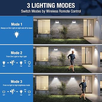 Peasur Solar Lights Outdoor Waterproof [12 Packs/140 LEDs], 3 Lighting Modes Solar Motion Sensor Light Outdoor, Ultra Bright Security Lights Outdoor Solar Lights for Outside Fence Patio Deck[Brown]