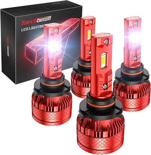 Torchbeam T6S 9005 9006 ledlights for car, Headlight Bulbs 96000 Lumens, High Pe
