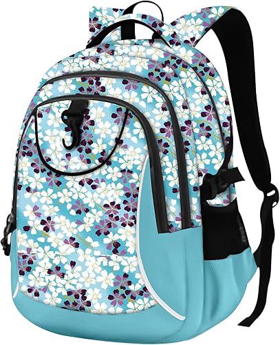 Miniatura 29 de Mochila escolar estilo Rickyh, mochila de viaje estilo Rickyh para hombres y mujeres, mochila ligera con compartimento para portátil, Tamaño único,