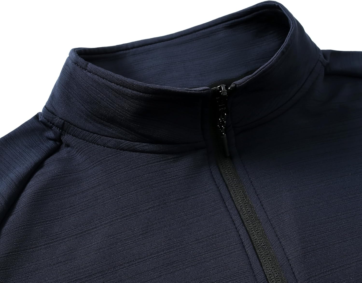 YOUTHUP Men's Dry-Fit Long Sleeve Full Zip Jacket Athletic Running Jacket Quick Dry Breathable Workout with Pockets(XS-XL) - Image 4