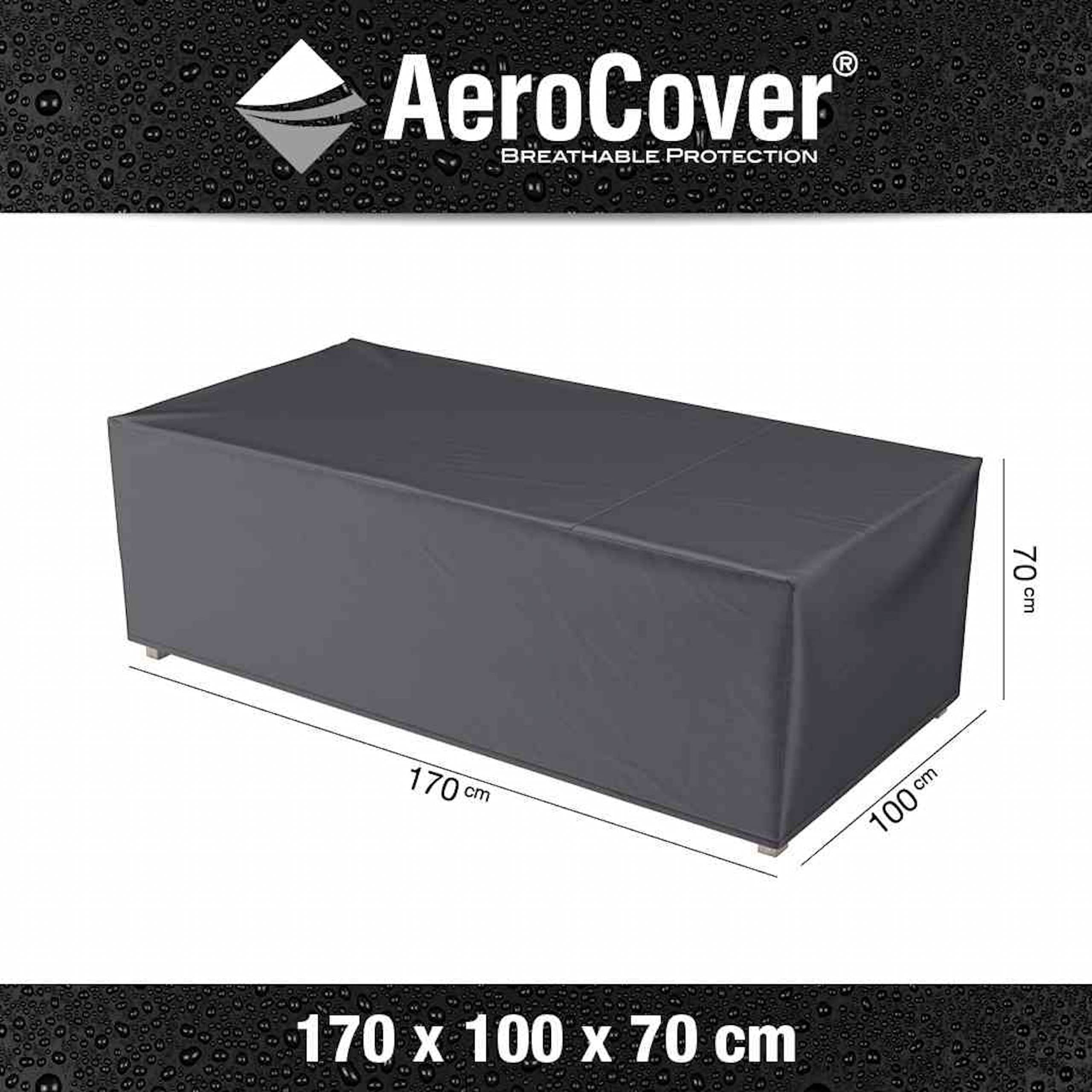 Pacific Lifestyle Strapazierfähiges Polyester-Lounge-Set AeroCover | Wasserabweisende, UV-geschützte & atmungsaktive Outdoor-Möbelabdeckung in Dunkelgrau | Platin-Abdeckung für Gartenmöbel-Sets