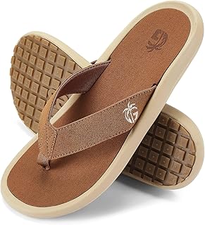 Gumbies Noosa Unisex Flip-Flop, with Arch Support Supersoft Brush EVA Footbed, Soft Cotton Backed Strap & Recycled Rubber Sole - Comfort Guaranteed