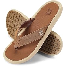 Gumbies Noosa Unisex Flip-Flop, with Arch Support Supersoft Brush EVA Footbed, Soft Cotton Backed Strap & Recycled Rubber Sole - Comfort