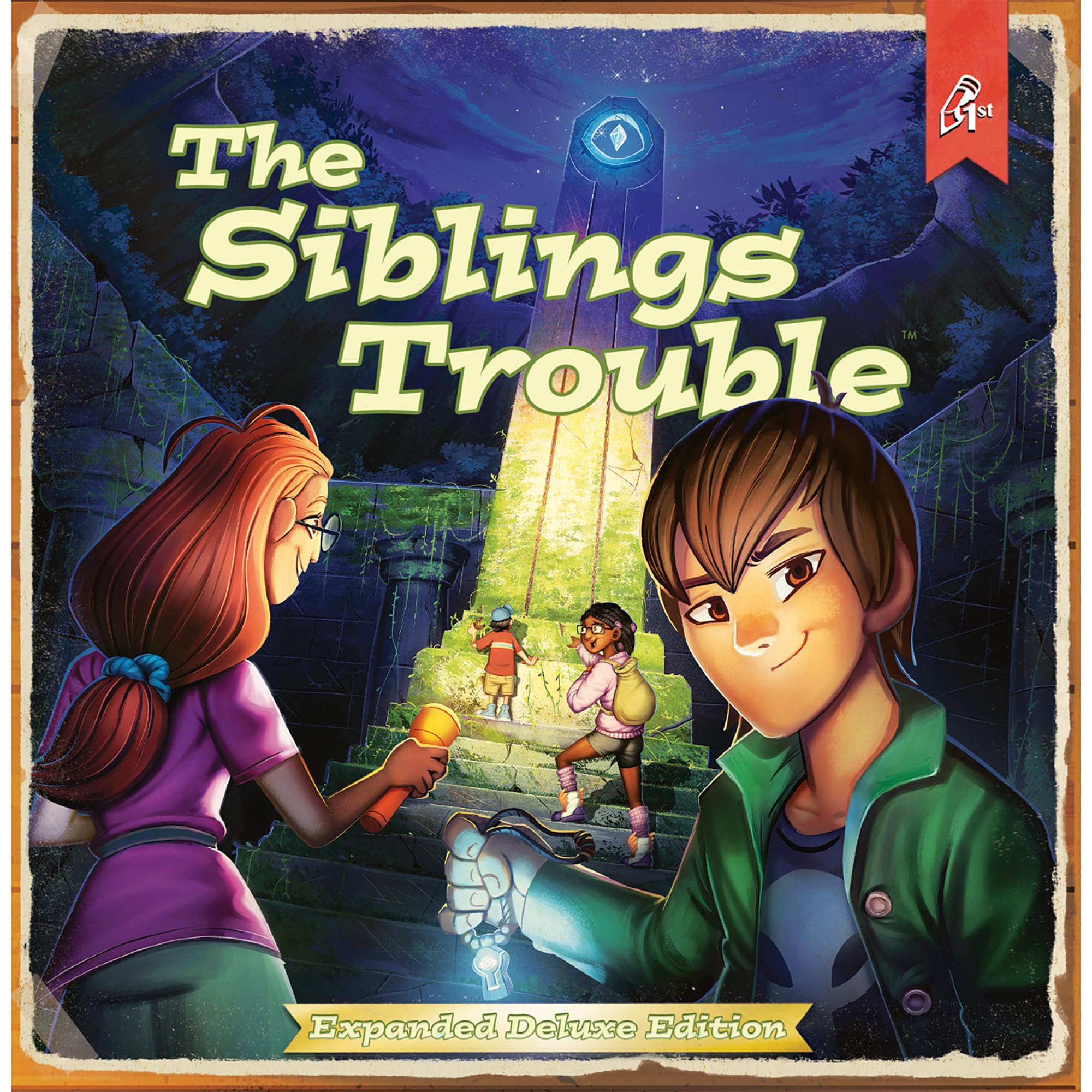 Pencil First Games: The Siblings Trouble: Expanded Deluxe Edition - Cooperative Exploration Storytelling Card Game, Ages 12+, 2-5 Players, 30 Min