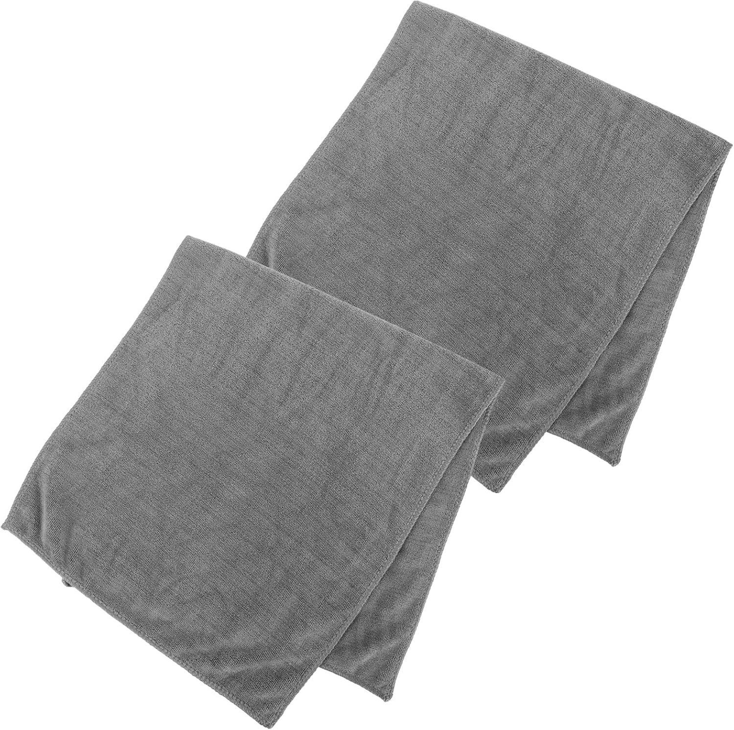 Hemobllo 2pcs Microfiber Sweat Towels Fast Drying Gym Towels Ultra Absorbent Sports for Camping Yoga Fitness Bathing Hiking