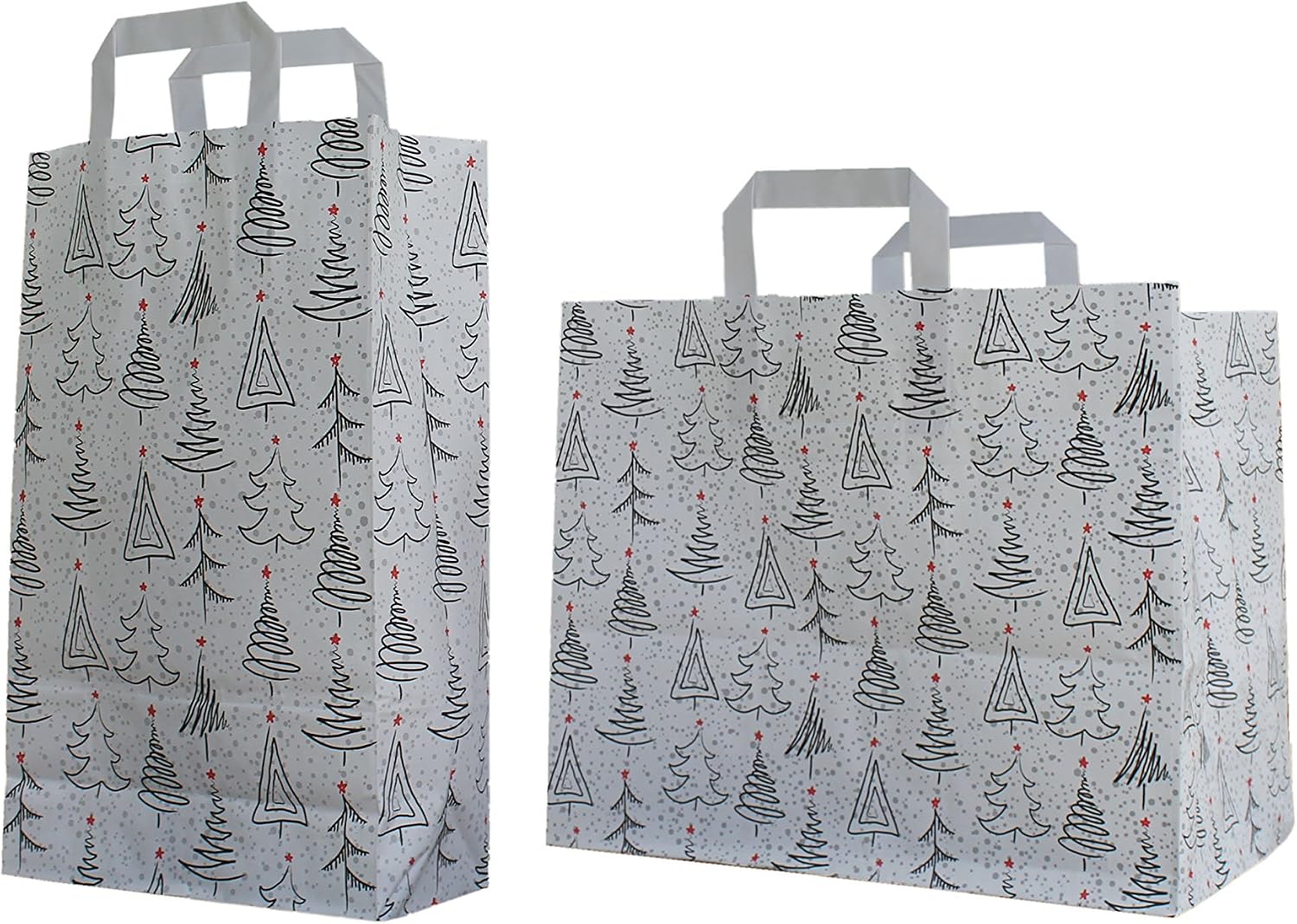 PGV Papiertragetaschen Weiß – 32 + 21,5 X 27 Cm, Produktbild-Vorschau 3