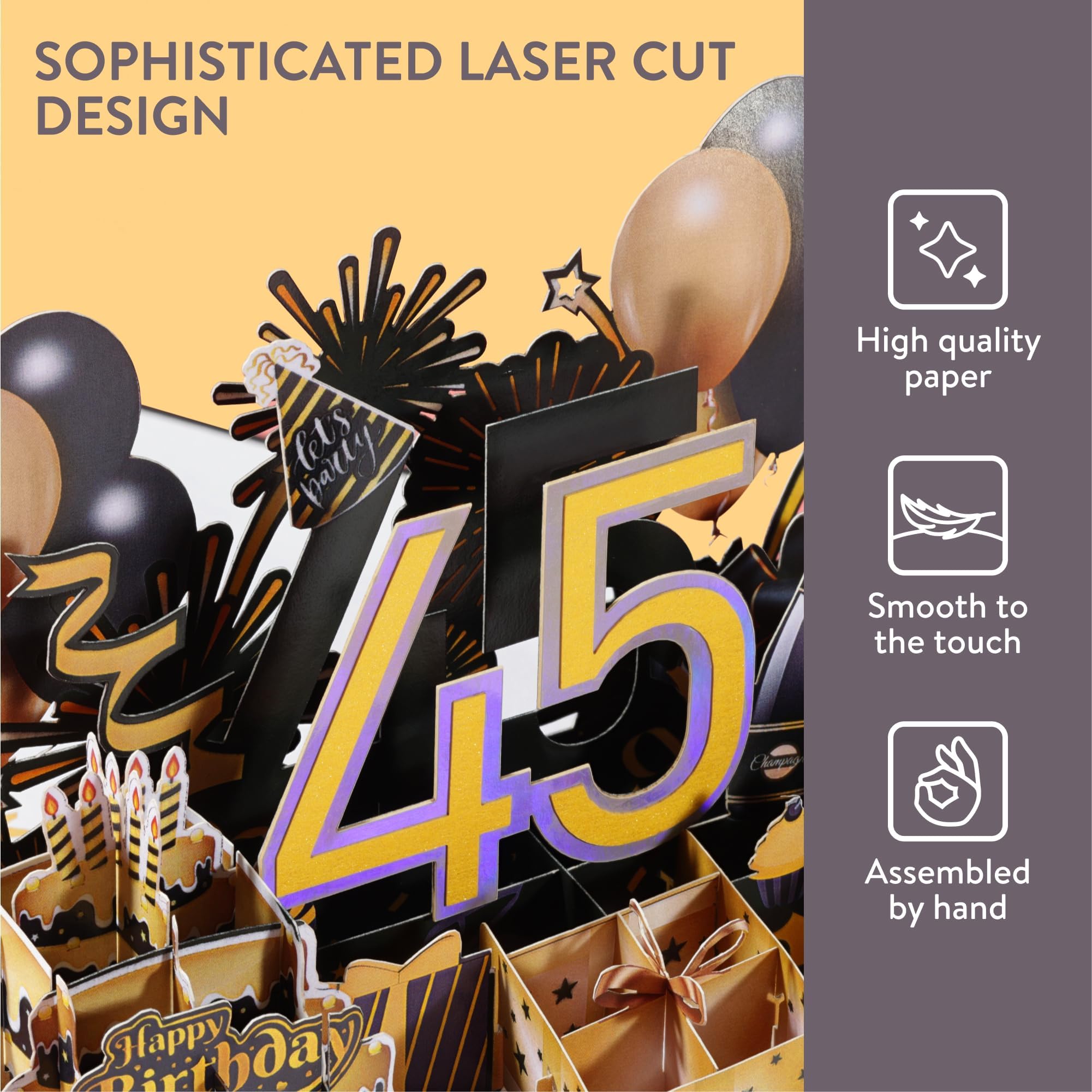 Depesche Carte D`anniversaire 38 Ans Multicolore - 5698.051 - Beaux-Arts Et Loisirs