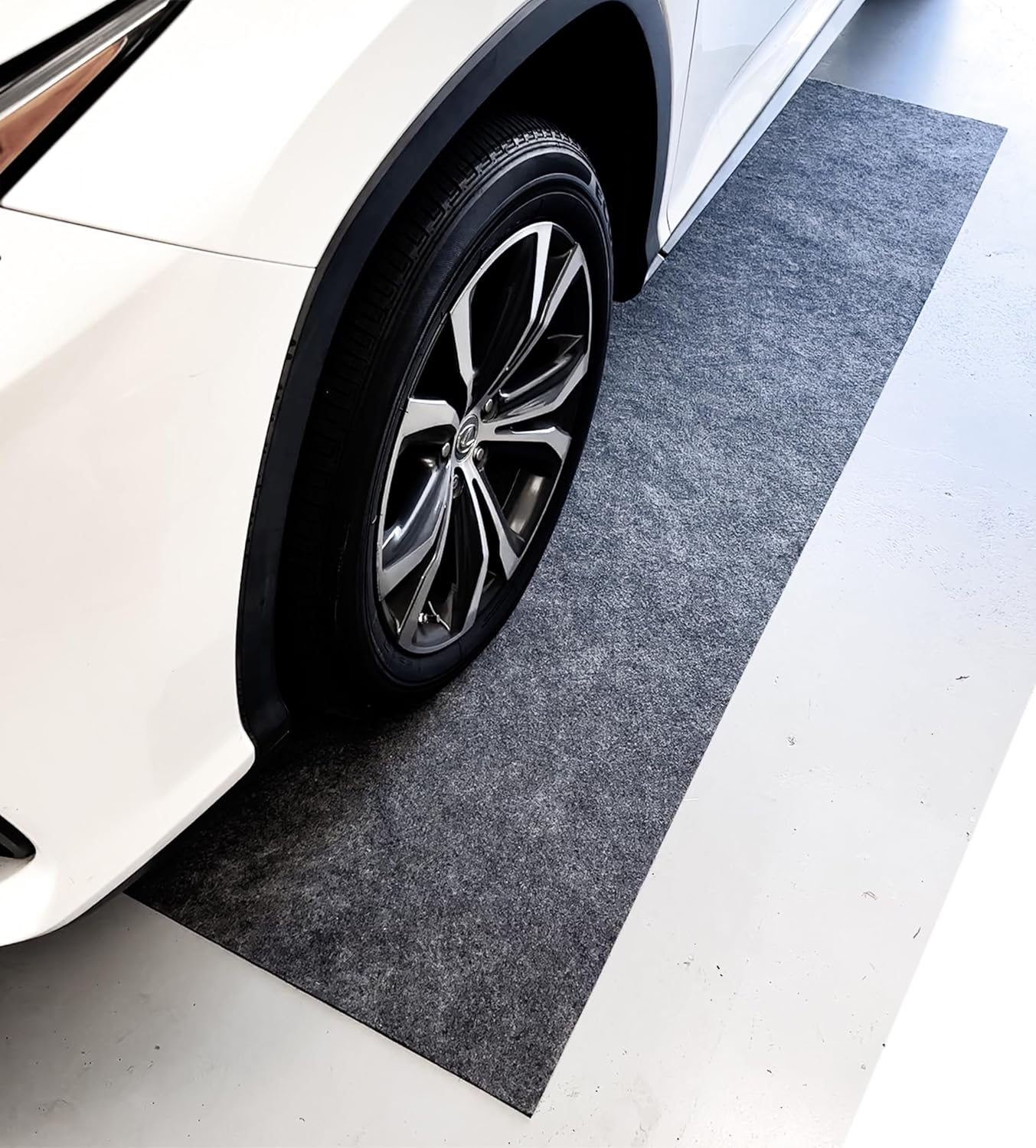 Garage Mat - Absorbent Oil Mat - Premium Automotive Floor Mats for Under Cars - Better Than Oil Drain Pan - Absorbent, Reusable, Oil Spill Protection (36 x 96 in.) (USA Made)