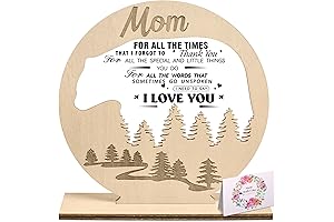 Gifts for Mom, Wooden Mom Plaque Keepsake