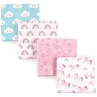 Vista 25 de Luvable Friends - Mantas unisex de franela de algodón para bebés, rayas azules, talla única