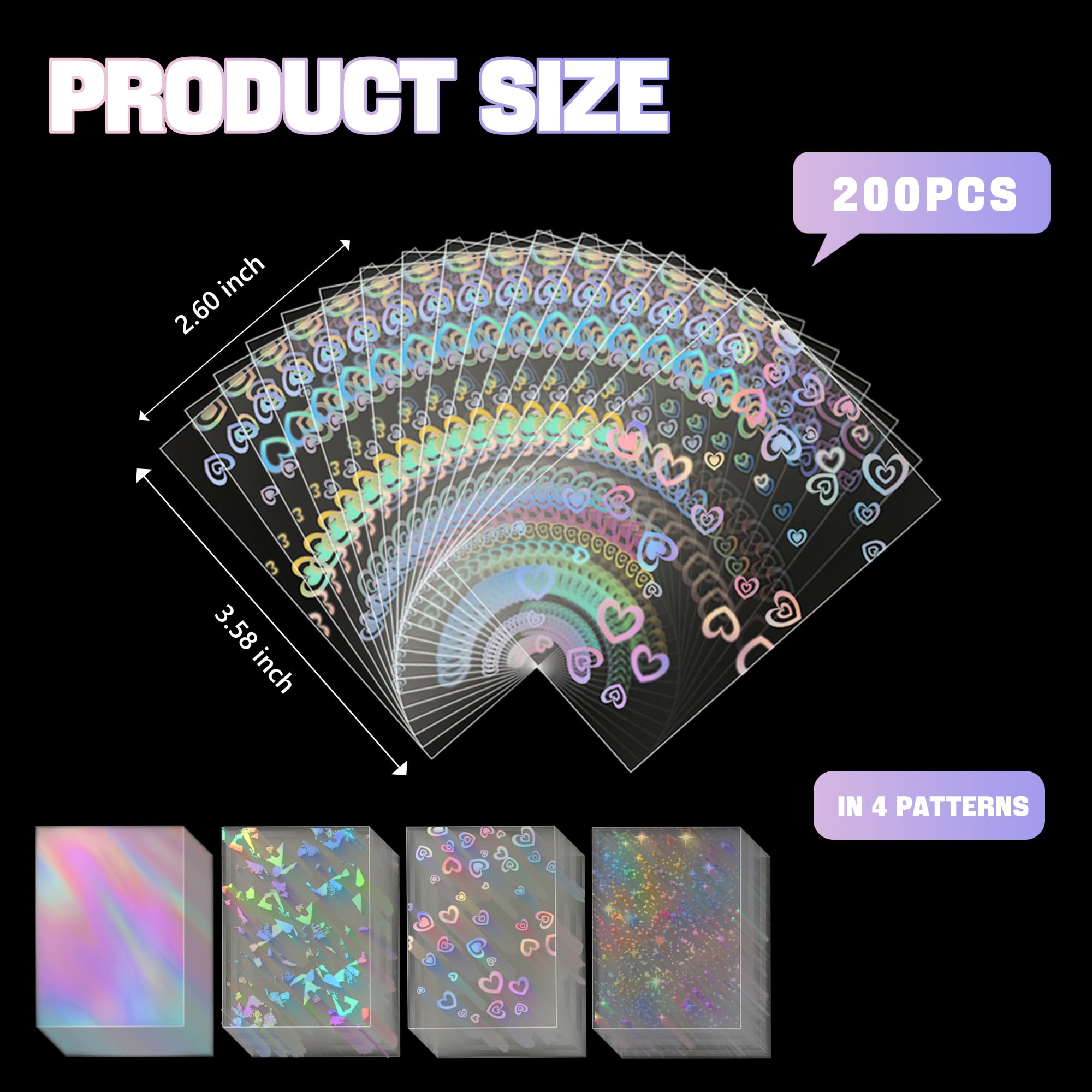 clear holographic card sleeves Amazon.com: PRISMATIC DEFENDER Oracle/Aurora Holographic Card Sleeves 100 Pack Standard Size Foil Sleeves for TCG & Trading Cards Compatible with Magic The Gathering (MTG), Lorcana, Digimon : Toys & Games