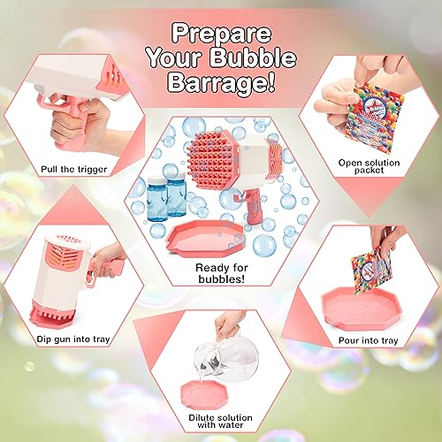 Miniatura 4 de Pistola de burbujas eléctrica