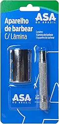 Aparelho de Barbear C/Lâmina, Asa do Brasil, Inox