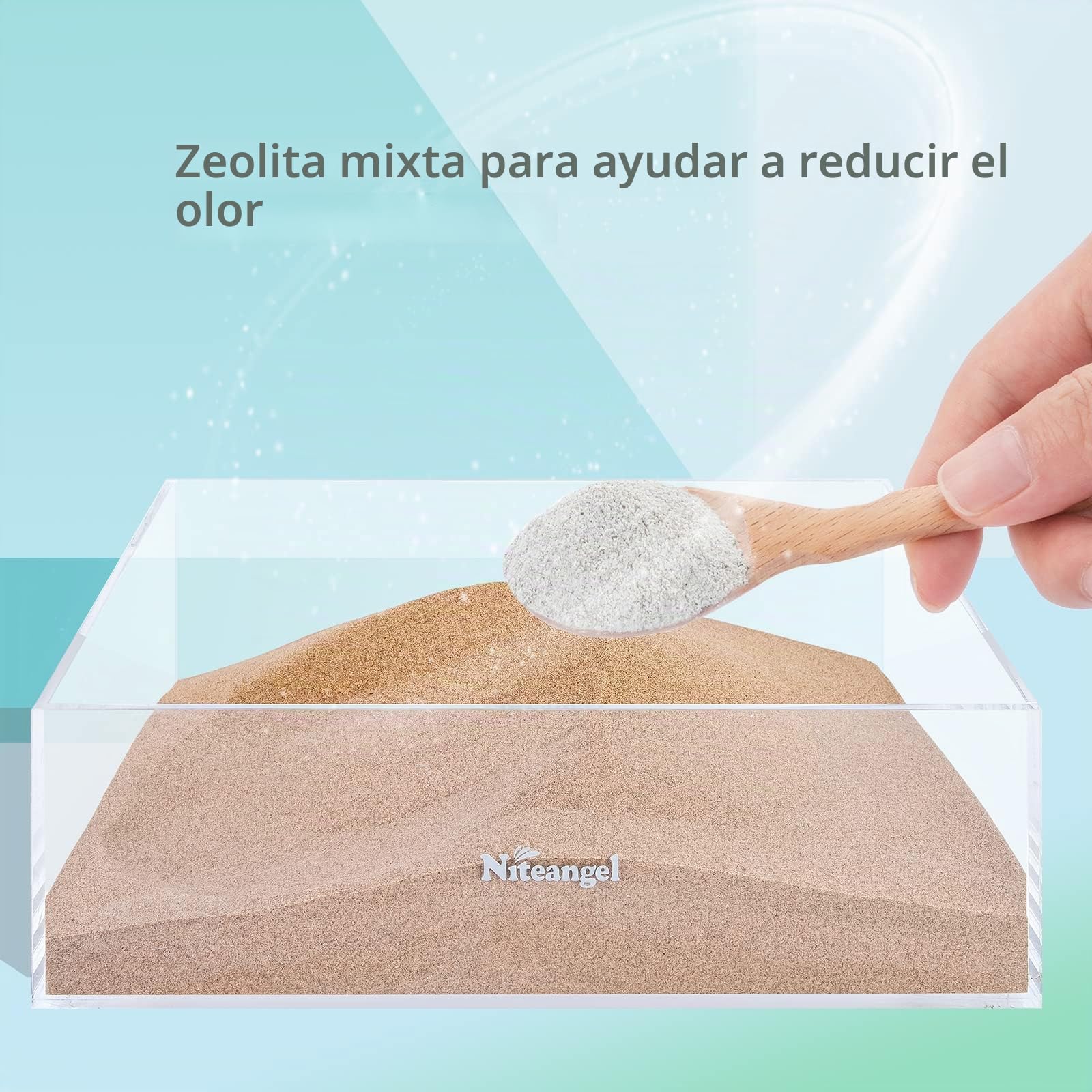 Niteangel Arena de baño del desierto para hámster, arena para baño o orinal sin polvo para hámster, chinchillas, jerbos, ratones, degu u otras mascotas pequeñas