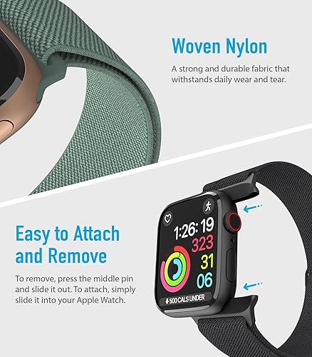 Miniatura 5 de Nylon Apple Watch Bands Unisex - iWatch 123456789SEUltra 2 Bands for 38mm40mm41mm42mm44mm45mm49mm - 1468 Variety Multipack