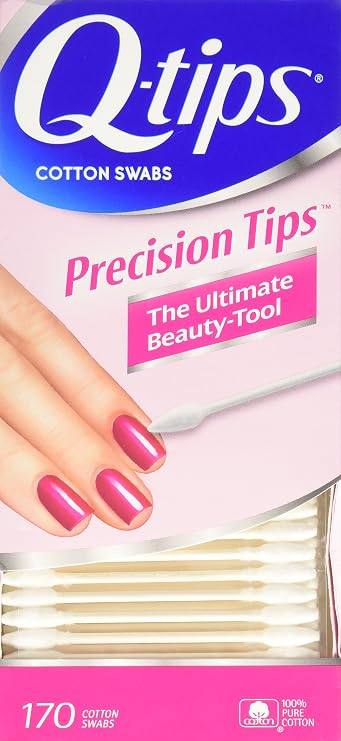 Amazon.com: Q-Tips Cotton Swabs, Precision Tip, 170 Count : Beauty ...