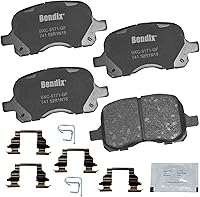 Vista 297 de Pastillas de Freno Delanteras Cerámicas Bendix Priority1 CFC430A para Modelos Selectos INFINITI G35, I30, Nissan 350Z, Altima, Juke, Maxima, Sentra