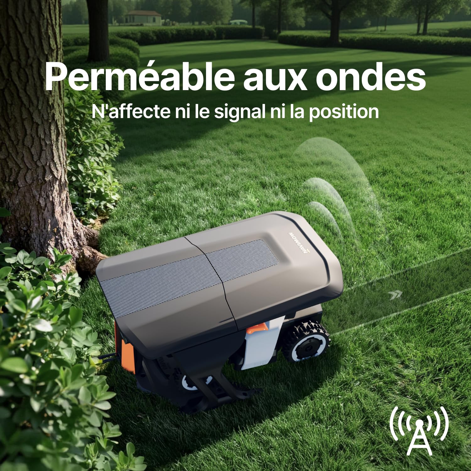 Segway Navimow Garage X, Garage Pliable pour Tondeuse Robot, Sans Blocage de Signal, Protection contre le Soleil et la Pluie, Compatible avec Navimow X4 Series, Terranox