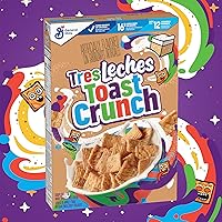 Vista 4 de Tres Leches Toast Crunch - Cereal de desayuno crujiente, cereal de canela con sabor a tres leches, 12 onzas
