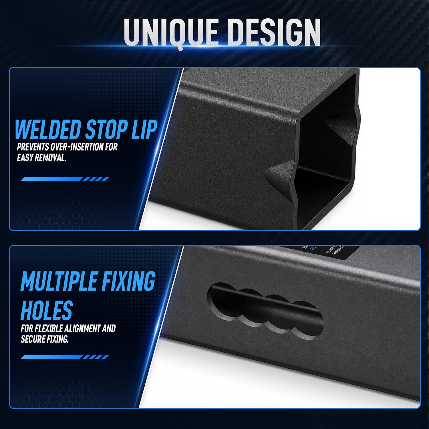 3" to 2-1/2" & 2.5" to 2" Trailer Hitch Receiver Adapter Reducer Set with Lock & Hitch Pin, 3 & 2.5 & 2 inch Towing Sleeve Convertor for Truck, RV, Tractor, Boat, Bike & Cargo Carrier, 2-Pack