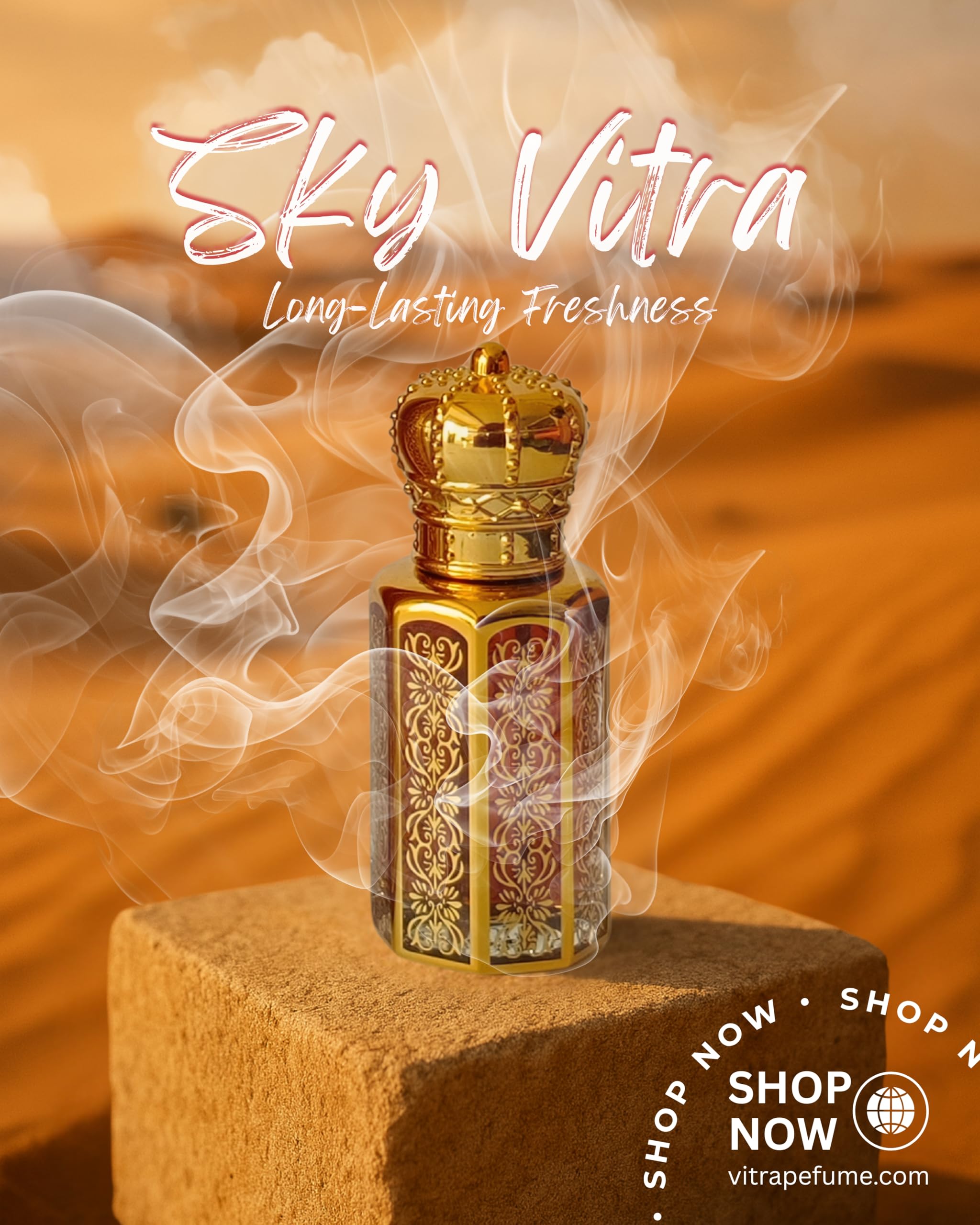 Strong and Long Lasting Fresh SKY VITRA Premium Fragrance attar for Men and Women Crafted to Evoke Confidence, Elegance, and Timeless Sophistication (12 ML) 2