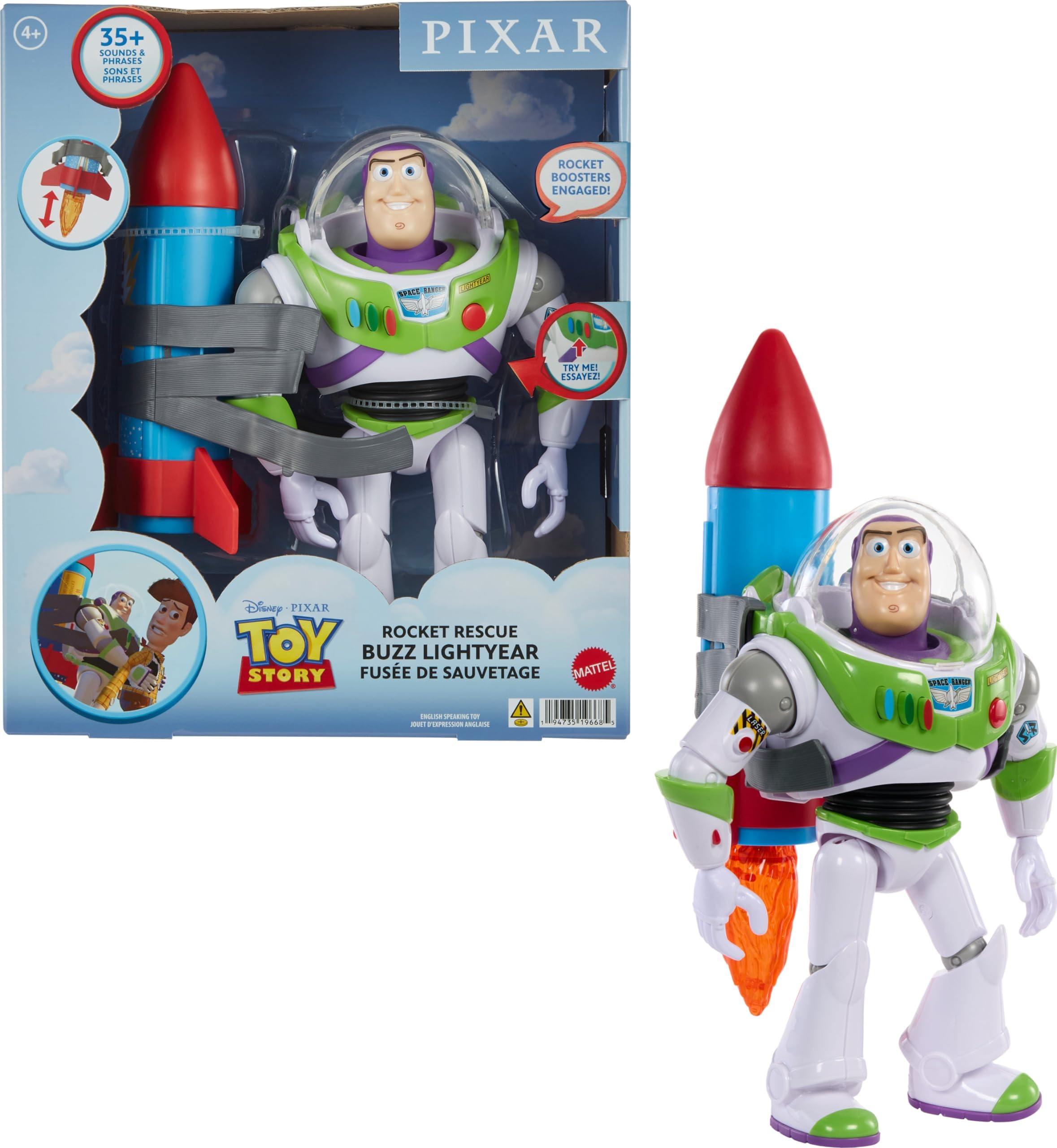 Mattel ディズニー And ピクサー トイストーリー バズ ライトイヤー 12