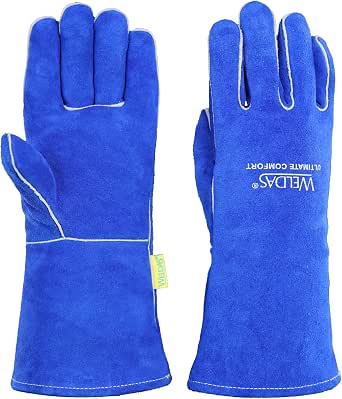 Weldas® general welding gloves, Fully lined with 100% fleecy cotton