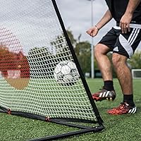 Vista 2 de QuickPlay Red de rebote Spot Target para fútbol Red de rebote resistente al clima con bolsa de transporte Ideal para práctica de pases