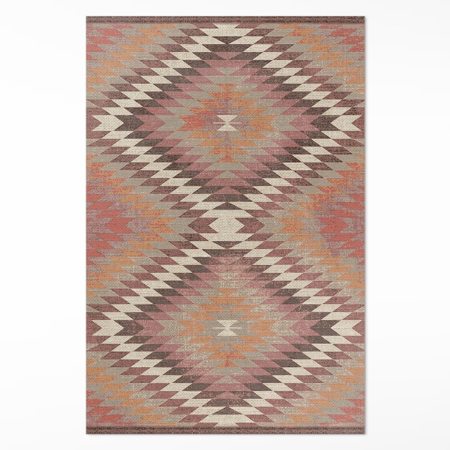 Tapis en vinyle 60x90 cm rectangulaire Floorart Design ornemental turc