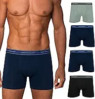 Kit 4 Cuecas Lupo Masculinas Boxer Algodão Macio Confortável Original