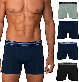 Kit 4 Cuecas Lupo Masculinas Boxer Algodão Macio Confortável Original