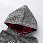 Newborn Baby Boys Clothes Infant Hoodie Letter Print Long Sleeve Pullover Romper Pants 2pcs Outfit Set