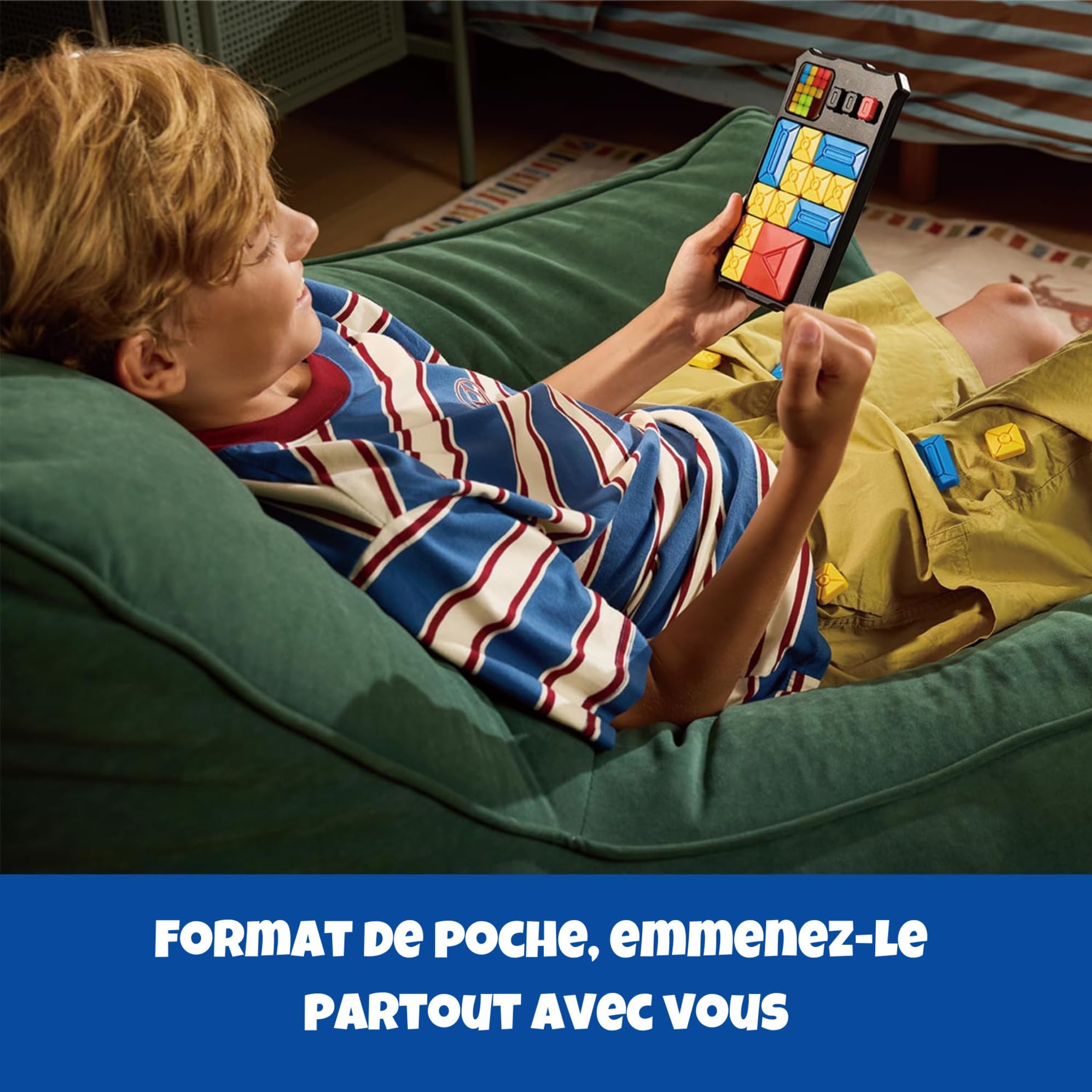 GiiKER Super Slide Puzzle Games, Plus de 500 défis Originaux, Casse-tête, Jouets pour Enfants et Adolescents, Jeux de Voyage, Cadeaux d'anniversaire, activités pour Les Voyages en Voiture