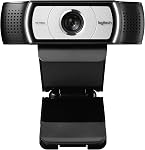 Logitech C930e 1080P HD Vidéo Webcam - 90-Degree Vue étendue, Microsoft Lync 2013 et Skype certifié - noir