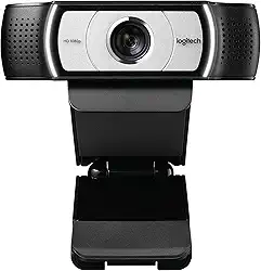 Câmera webcam FULL HD Logitech C930e, Preto
