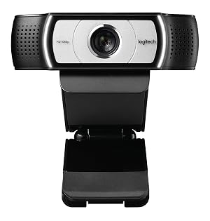 Logitech C930e 1080P HD Video Webcam - 90-Degree Extended View Microsoft Lync 2013 and Skype Certified - Black