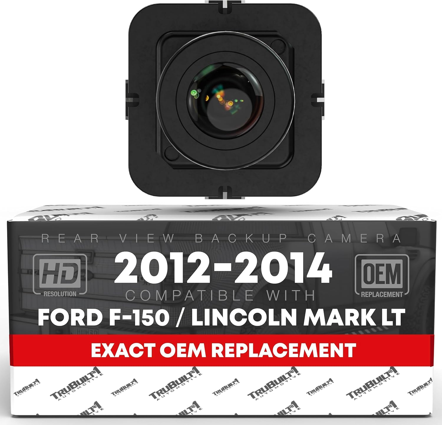 Rear View Backup Camera - Compatible with 2012-2014 Ford F150, SVT Raptor, Lincoln Mark LT - Reverse Park Assist Camera Replacement - OEM EL3Z-19G490-D, CL3Z-19G490-B, CL3Z-19G490-C, CL3Z-19G490-D